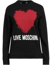 Training Love Moschino Hoodie in Schwarz Damen Bekleidung Sport- und Fitnesskleidung Hoodies 