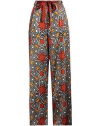 Niu - Pants Silk, Elastane, Cotton - Lyst