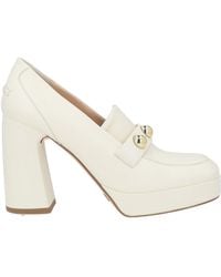 Zinda - Ivory Loafers Leather - Lyst