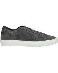 Doucal's - Lead Sneakers Soft Leather - Lyst