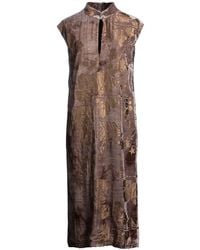 Gentry Portofino - Midi Dress Viscose, Silk - Lyst