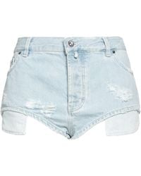 032c - Denim Shorts Organic Cotton - Lyst