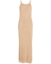Eleventy - Maxi Dress Cotton - Lyst