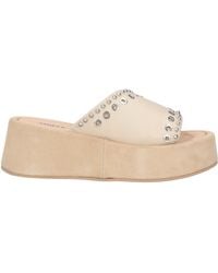 Janet & Janet - Ivory Sandals Leather - Lyst