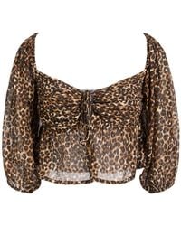 Pinko - Light Top Cotton, Silk - Lyst