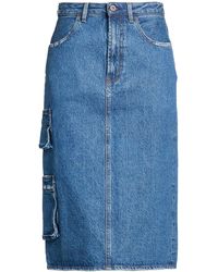 Pence - Denim Skirt Cotton - Lyst