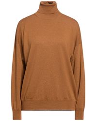 SOLOTRE - Turtleneck Wool - Lyst
