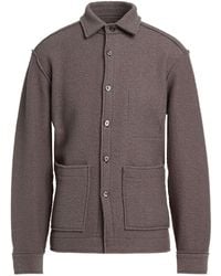 Xacus - Taupe Jacket Virgin Wool - Lyst