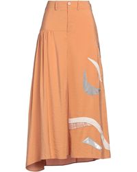 Alysi - Midi Skirt - Lyst