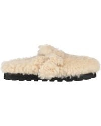 Jil Sander - Ivory Mules & Clogs Shearling - Lyst
