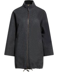 Agnona - Jacket Polyester, Cashmere, Wool, Ovine Leather - Lyst