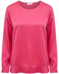 Rossopuro - Fuchsia Top Silk, Elastane - Lyst