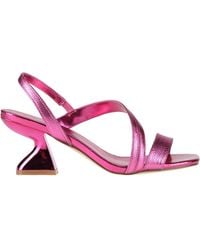 Tosca Blu - Fuchsia Sandals Leather - Lyst