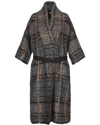 Brunello Cucinelli - Overcoat - Lyst