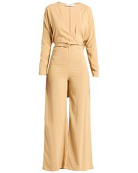 Jucca - Mustard Jumpsuit Viscose, Elastane - Lyst