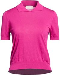 Drumohr - Fuchsia Polo Shirt Cotton - Lyst