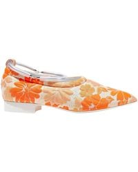 Orange Ballet flats and ballerina shoes for Women | Lyst