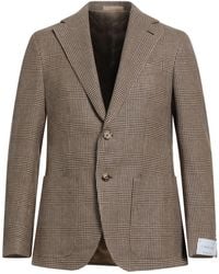 Caruso - Blazer Linen, Cotton - Lyst
