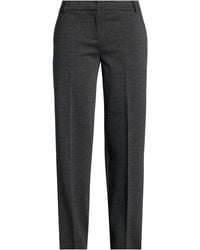 ERMANNO FIRENZE - Charcoal Pants Viscose, Polyamide, Elastane - Lyst