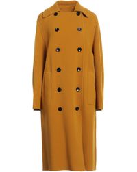 Proenza Schouler Over Viscose & Silk Trench Coat in Beige Metallic Womens Coats Proenza Schouler Coats 