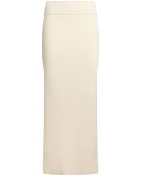 Wardrobe NYC - Ivory Maxi Skirt Cotton - Lyst