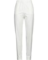 SOHO-T - Ivory Pants Viscose, Polyamide, Elastane - Lyst