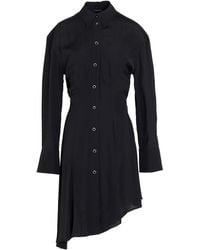 Mugler - Midi Dress Viscose - Lyst