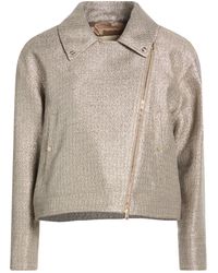 Herno - Jacket Cotton, Polyester, Metallic Fiber, Acrylic - Lyst