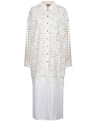 Fausto Puglisi Pardessus - Blanc