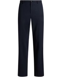 BOSS - Pants Polyester, Wool, Viscose, Elastane - Lyst