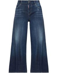 Donna Abbigliamento da Jeans da Jeans a zampa delefante Jeans svasati in denim donna d-squared2 di DSquared² in Blu 