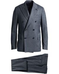 Lardini - Suit Wool, Elastane - Lyst