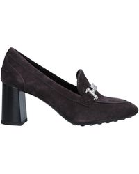 Tod's - Dark Loafers Soft Leather - Lyst