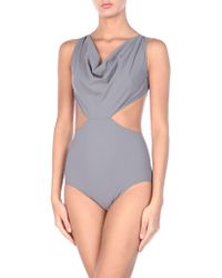 Rick Owens Maillot une pièce - Gris