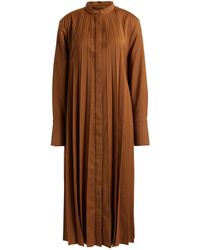 COS - Midi Dress Polyester, Wool, Elastane - Lyst