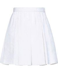Miu Miu Midi Skirt - White