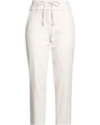 Cambio - Ivory Pants Polyester, Viscose, Elastane - Lyst