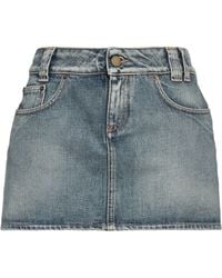Alessandra Rich - Denim Skirt - Lyst