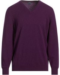 Fedeli - Plum Sweater Cashmere - Lyst
