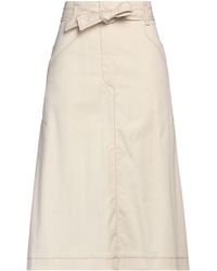 ODEEH - Midi Skirt Cotton, Elastane - Lyst