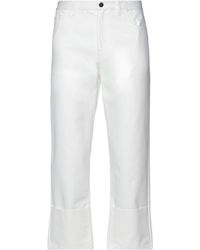 Raf Simons Denim Trousers - White