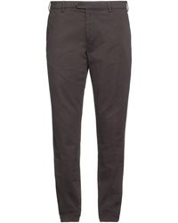 Lardini - Charcoal Pants Cotton, Elastane - Lyst
