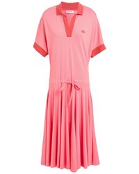 Lacoste - Midi Dresses - Lyst