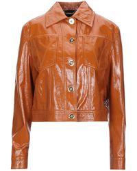 Versace Leather jackets for Women - Up to 50% off at Lyst.com