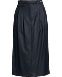 Slowear - Midi Skirt Virgin Wool - Lyst