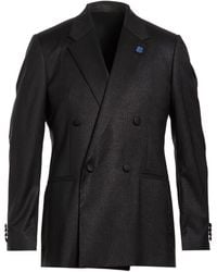 Lardini - Blazer Wool, Polyester, Polyamide - Lyst