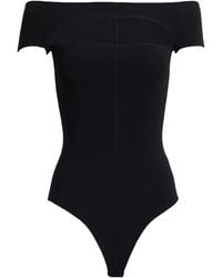 KHAITE - Bodysuit Viscose, Polyester, Polyamide, Elastane - Lyst