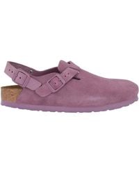 Birkenstock - Mauve Mules & Clogs Leather - Lyst