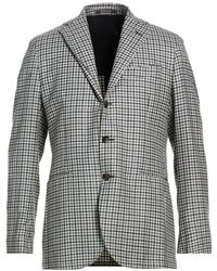 SARTITUDE NAPOLI - Midnight Blazer Virgin Wool, Silk, Linen - Lyst