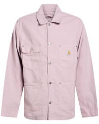 Carhartt - Lilac Jacket Cotton, Linen - Lyst